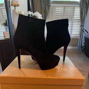 Christian Louboutin Bianca platform bootie sz 40.5